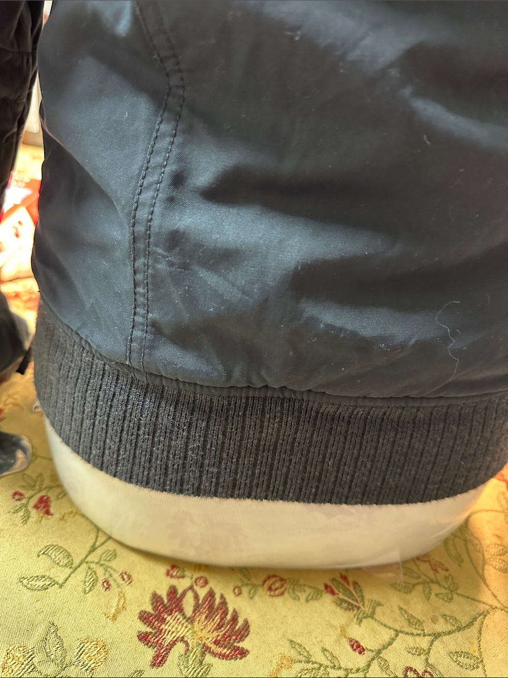 Diesel Black Bomber Jacket with Teal & Gold Embroidery - Picture 9 of 14